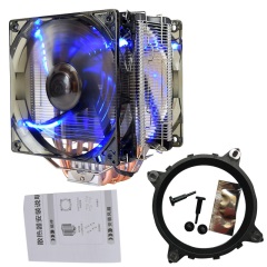 超频三（PCCOOLER）东海X6 CPU散热器 双风扇 支持AM4